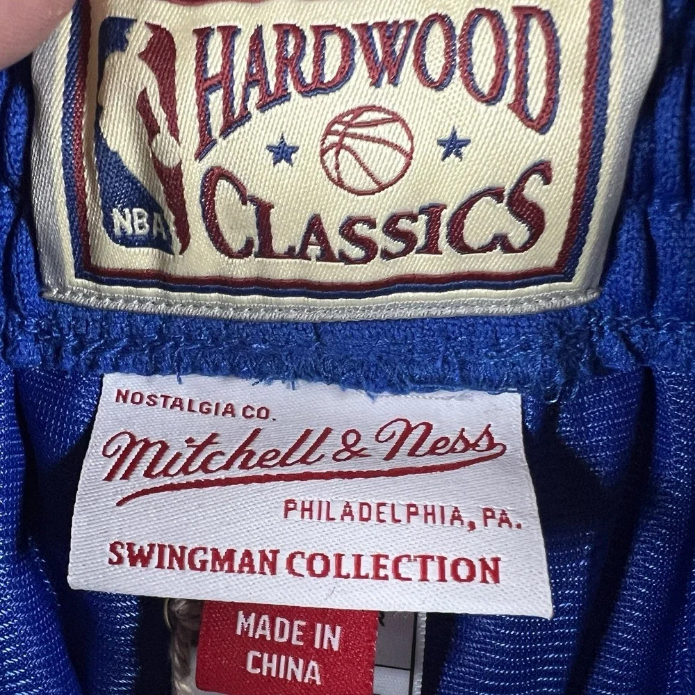 Mitchell & Ness NBA Road Swingman Shorts Golden State Warriors 81-82 Men's Small